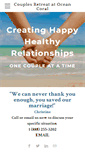 Mobile Screenshot of couplesretreatatoceancoral.com